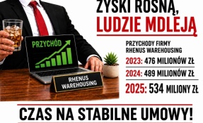 Na niestabilnych umowach mdleją częściej. Rhenus zmusza do ryzykowania zdrowiem.